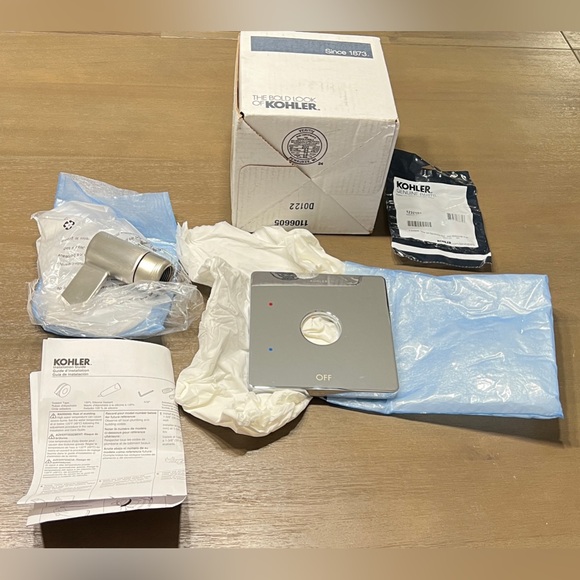 KOHLER Ts23501-4-Bn Parallel Rite-Temp Shower Valve Trim, Brushed Nickel - Picture 4 of 5